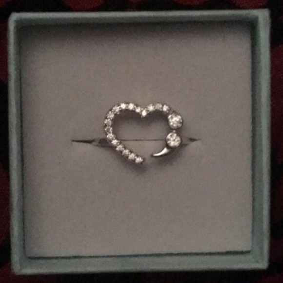 HEART semicolon RING - Picture 2 of 3